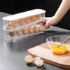 Auto Rolling Fridge Egg Organizer, Space Saving Eggs Dispenser Storage Box for Refrigerator Storager, Home Egg Holder
