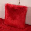 European Faux Wool Plush Cushion Cover – Fluffy, Cute Sofa & Bedside Pillow