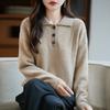 Women's cashmere sweater Qinghe cashmere 30% cashmere 70% wool autumn and winter pullover warm and fashionable