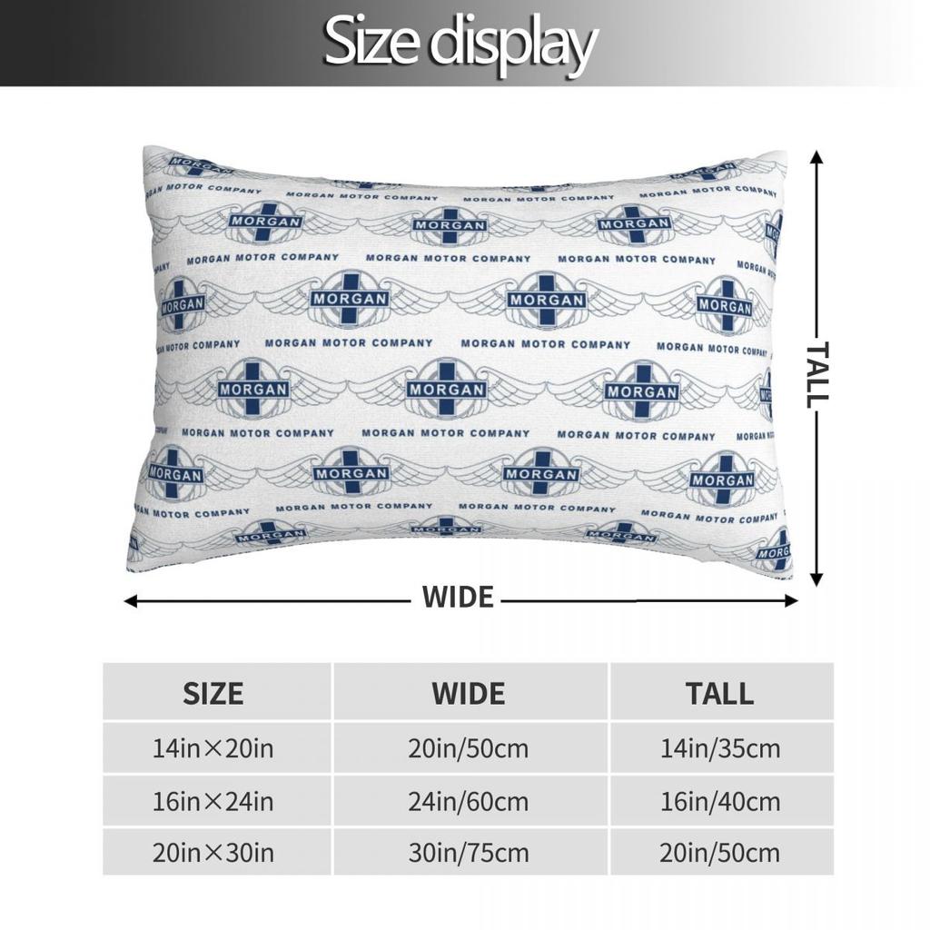 Morgan Motor Car Company Rectangle Pillowcase Cushion Cover Decor Bedroom Bed Home Comfort Throw Pillow