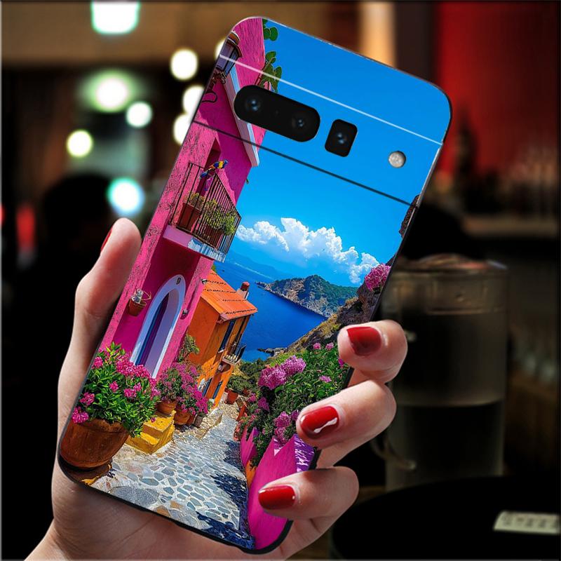 

Phone Case For Google Pixel 10 9 Pro XL 9A 8 7 6 Pro Pixel 8A 7A 6A Pixel 8 7 6 5 Greece Turkey Italy Scenery Case Google Pixel 8a
