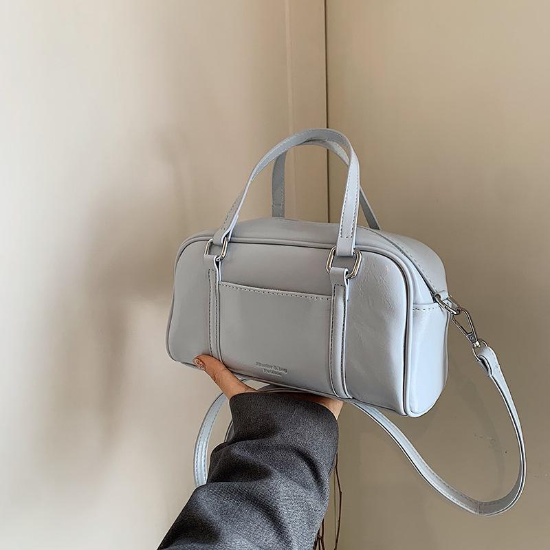

Niche simple handbag new fashion pillow bag shoulder messenger bag чорний