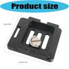 Aluminum Quick Release Plate with 6 AntiSlip Feet Pad for Tripod Ball Head Tripod Adapter Plate For Arca Tripods