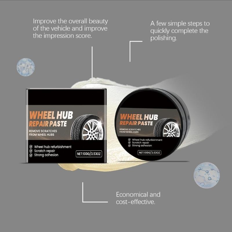 Professional High Efficiency Rims Polishing Cream Wheel Polish Paste for Vehicle Enthusiasts & Auto Detail Professional