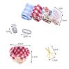 1Set Miniature Sewing Fabric Basket Ruler Scissors Home Model Decor Toy Doll House Accessories
