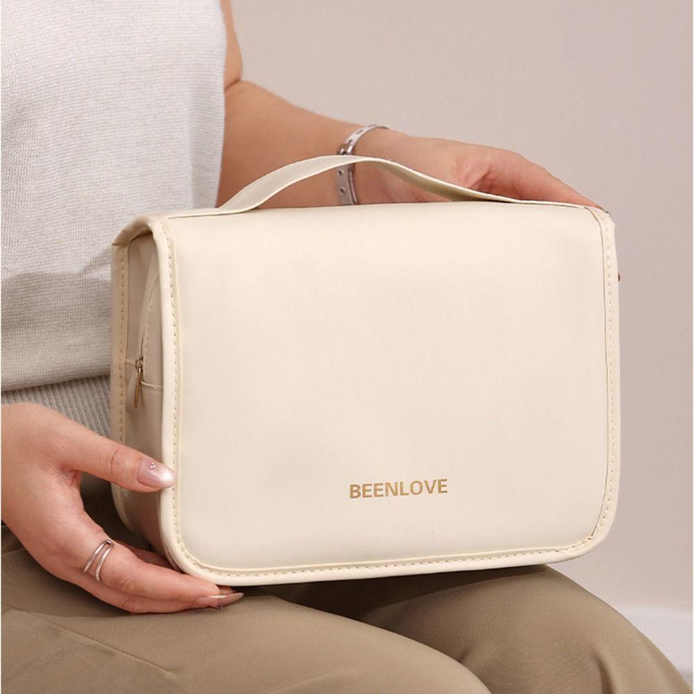 Large Capacity Large Cosmetic Bag Waterproof Travel Bag INS Dust-proof Storage Bag  Outdoor