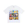 Palace Camiseta de Manga Corta con Estampado de Verduras y Brócoli Unisex Tops Blanco P12TS018