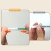 2 Piece Portable Pet Medication Device Soft Silicone Feeder Accurate Dosing System For Travel Friendly Use