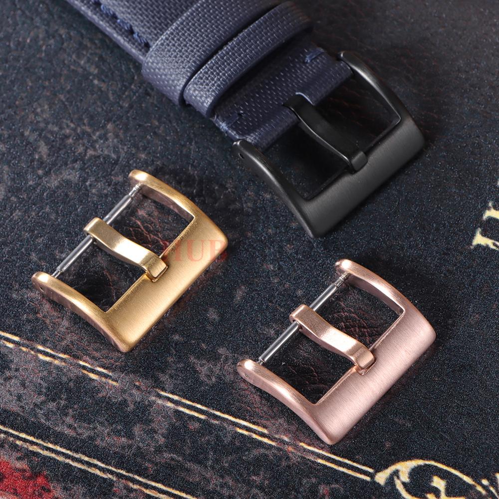 16mm 18mm 20mm 22mm Stainless Steel Watch Buckle for Watchband Matte Polished Replacement Clasp Gold Silver Rosegold Accessories