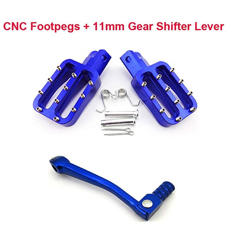 Motorcycle CNC Foot Rest Pegs+Gear Shifter Lever For CRF50 XR50 PW50 PW80 KLX110