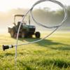 Lawn Equipment Replacement Control Cable, 96 Inch Pull Cable with Metal Sheath, Knob End and Threaded Mounting Hardware for Mower Service