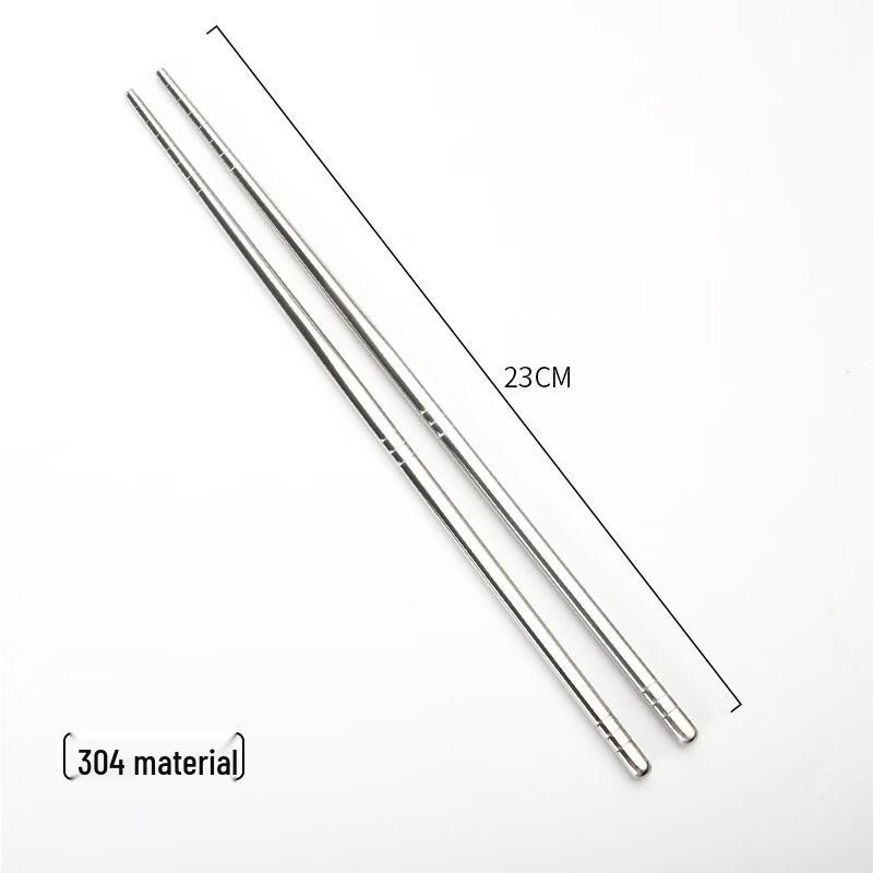 Квадратные антискользящие палочки для еды Abay из нержавеющей стали 304