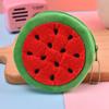 Cute Plush Fruit Watermelon Coin Purse Coin Pocket Red Envelope Headset Data Cable Storage Bag