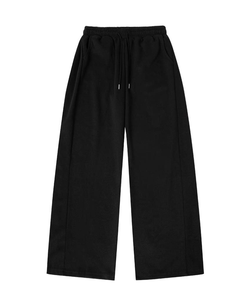 PAGESIISII Basic Side Pleat Wide Sweatpants [5 Colors]