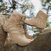 Motorcycle Riding Shoe for Men Outdoor Men's Motorcycle Racing Shoes Waterproof Long-distance Training Boots Travel Hiking Boots