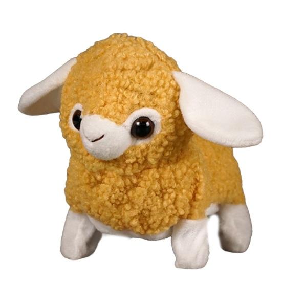 Kids Electric Plush Animal Toy Walking Tail Wagging Interactive Elephant Sheep Cow Panda Plushie Toy Toddlers Educational Simulation Animal Toy