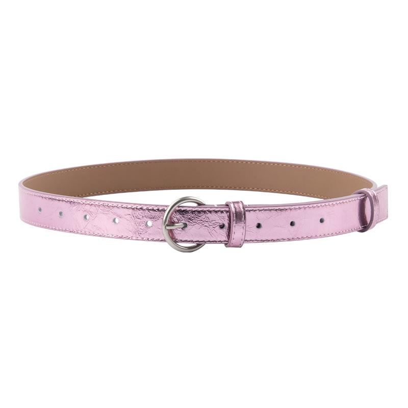 Top-layer Genuine Leather Women's Belt Cowhide with Casual Pants Coat Coat Decorative Women's High-end Leather Belt Leather