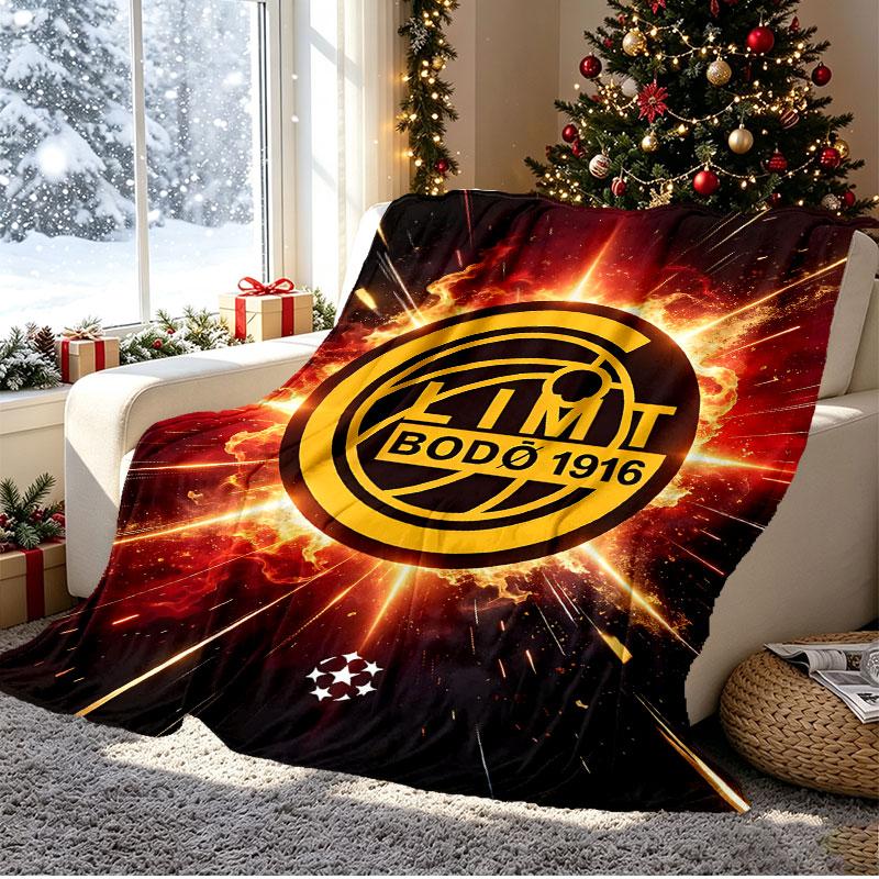 FK BodoGlimt Pattern Blanket for Home Decoration, Bed, Sofa, Car Travel, Camping, Suitable for All Seasons, Birthday Christmas Gift