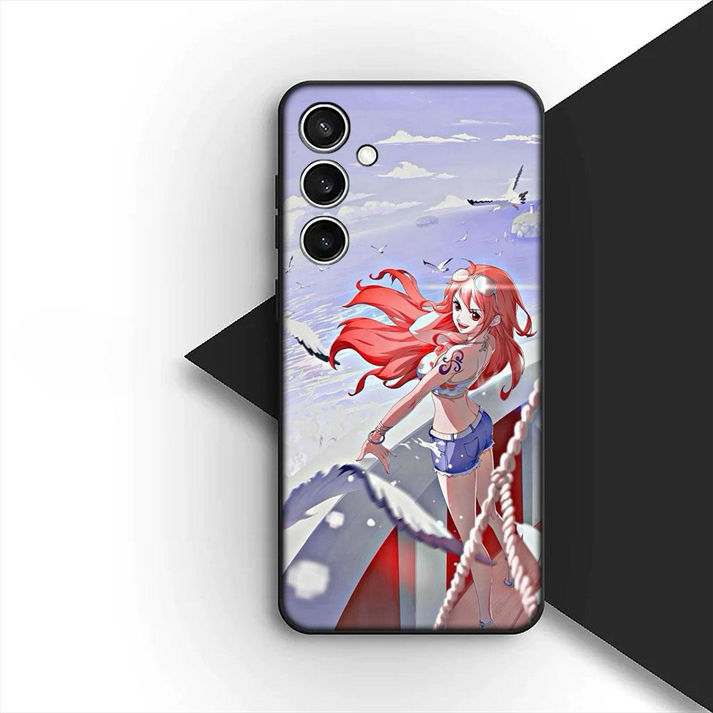 

Cover for Samsung Galaxy A35 A36 A55 A26 A05 A06 A14 A50 A51 A53 A54 A12 A13 A23 Phone Case Nami Roronoa Zoro One Luffy Pieces Galaxy A55 5G