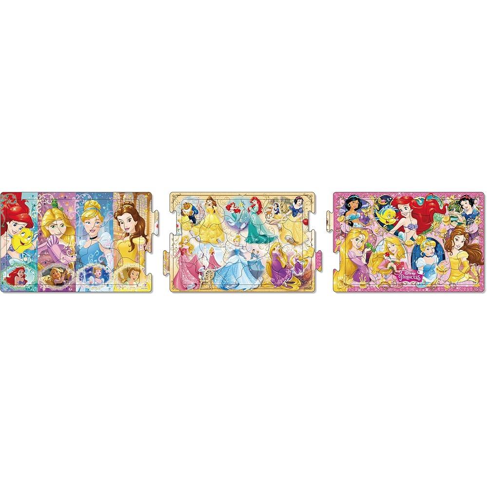 

EPOCH Apollo Step Disney Princess Sparkling Princess Puzzle 18/24/32 Pieces with Storage Bag for Kids Ages 5 and Up