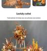 Autumn Floral Background Set: Caramel Silk Flowers for Wedding & Ceiling Decorations