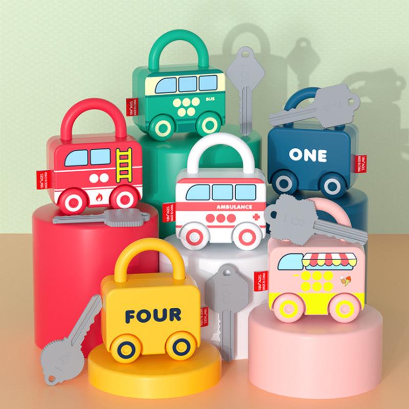 Children's Key Matching Puzzle Toy: Early Education Padlock & Life Skills Training