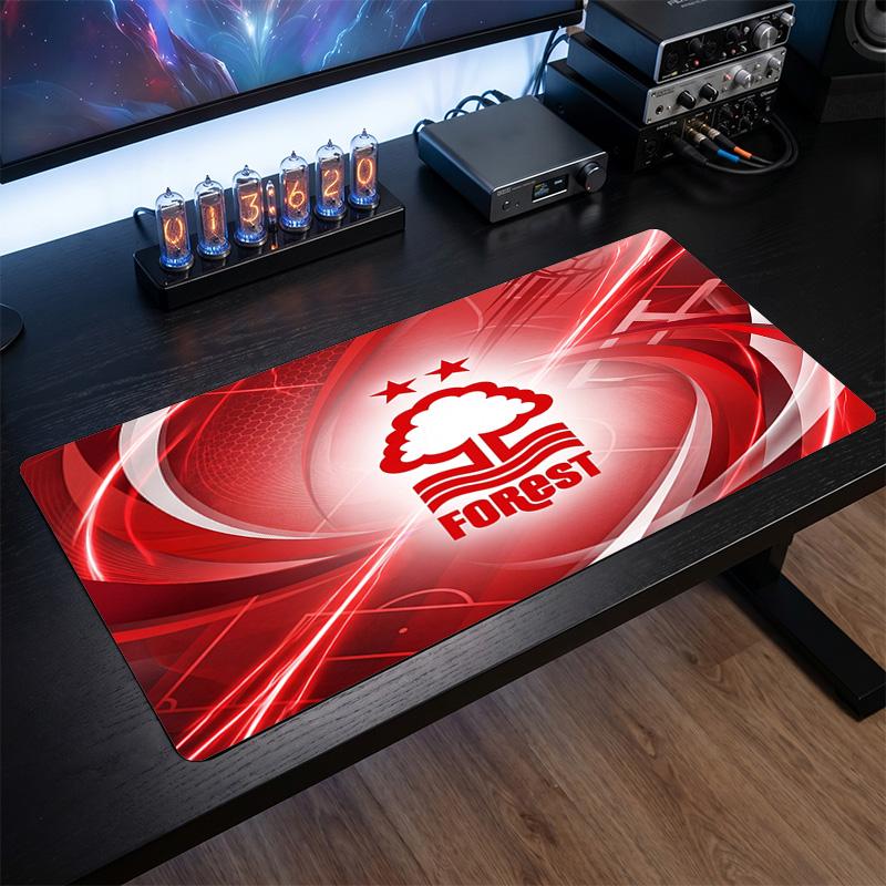 Nottingham Forest Fußball Druck Großes Mauspadd, Anti-Rutsch Erweitertes Gaming Schreibtischmatte für Büro Zuhause