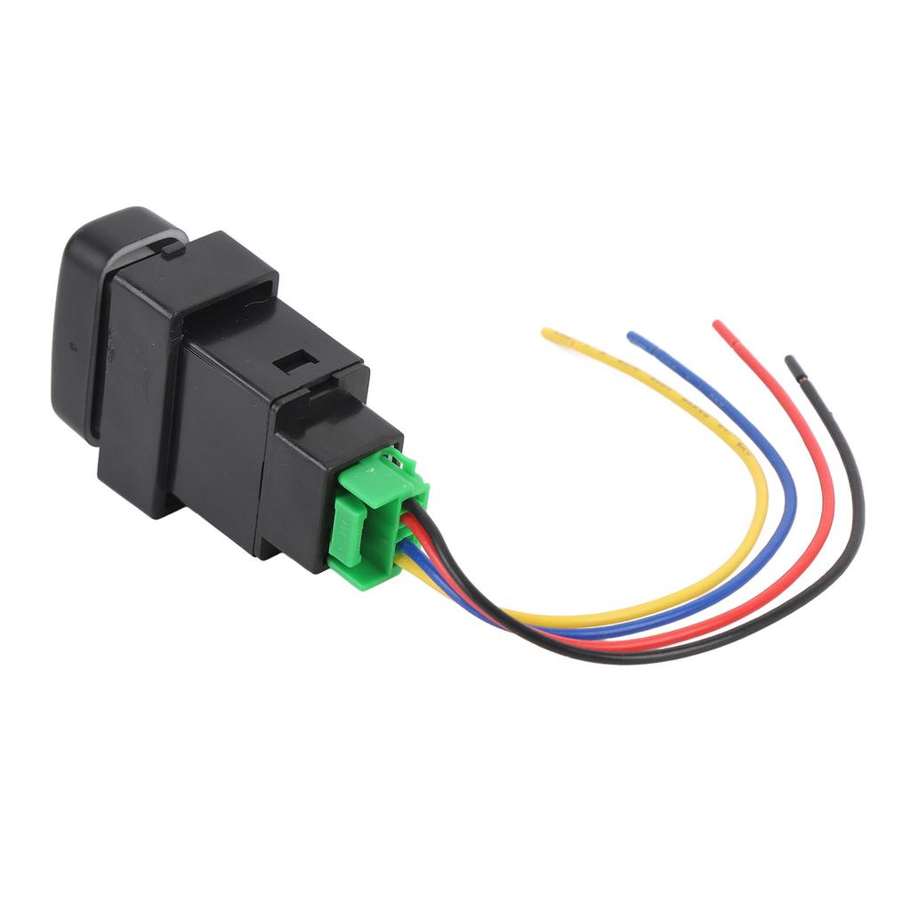 4-poliger 12V Drucktaster-Schalter mit LED-Hintergrundanzeigeleuchten für Nebelscheinwerfer DRL LED-Lichtleiste