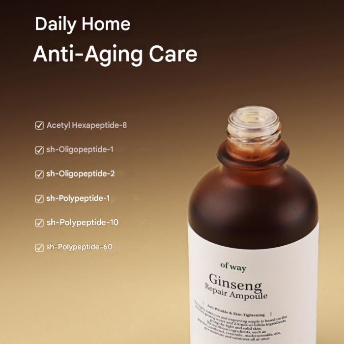 Ofway Ginseng Repair Ampoule 50ml – 6-Peptide Anti-Aging & Firming Ampoule