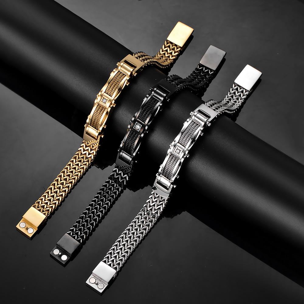 Jewelry Fashion Creative New Products Men's Stainless Steel Bracelet Couple Bracelet
