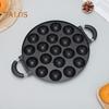 7 Gaats Kook Cake Pan Gladde Omelet Pan Anti-aanbak Koekenpan voor Octopusballen Ontbijt Omelet Maker
