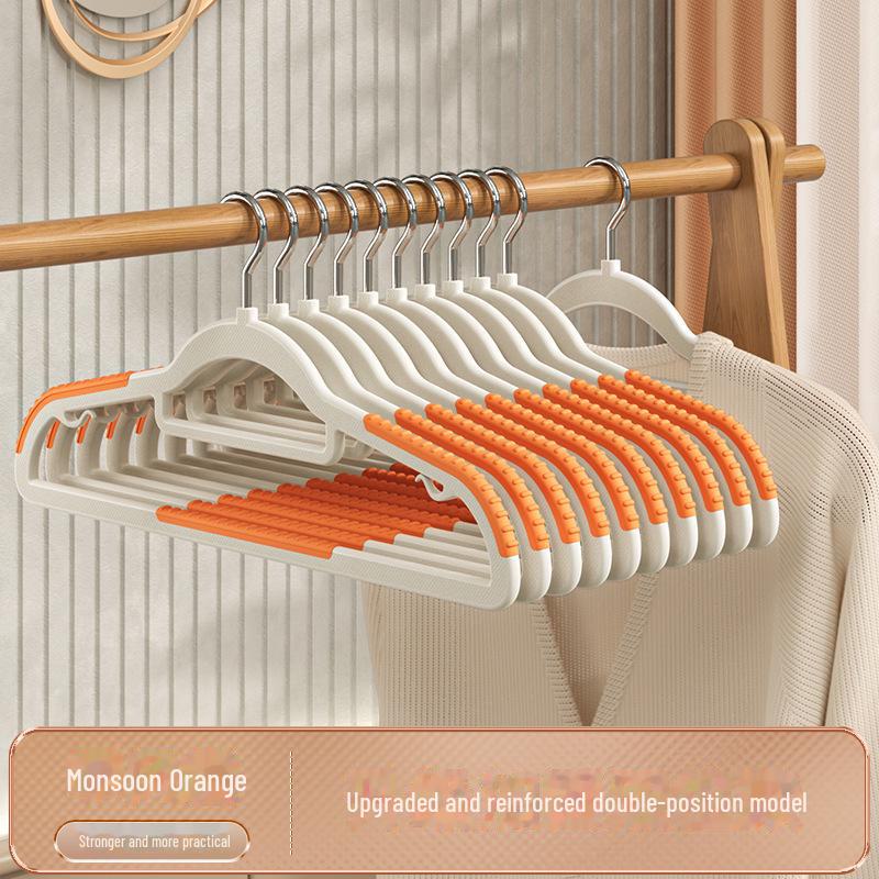 Dual-Purpose Non-Slip Hanger: Wet/Dry Use, Anti-Shoulder, Space-Saving Clothes Rack