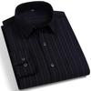 Quality Stretch Men Shirt Viscose Fiber Long Sleeve Anti-wrinkle Non-ironing Regular Fit  Casual Business Office Stretch Shirt