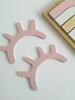 Home Decoration Supplies Wall Decoration 3D Three-dimensional Wooden Eyelash Ornaments Wall Decoration 2 Pieces 1 Set