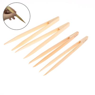 1 Stück Leichtes Professionelles Uhrenreparaturwerkzeug Hochwertige Pinzette mit Spitze Spitzpinzette Einfach zu handhaben Bambusspitzen-Pinzette