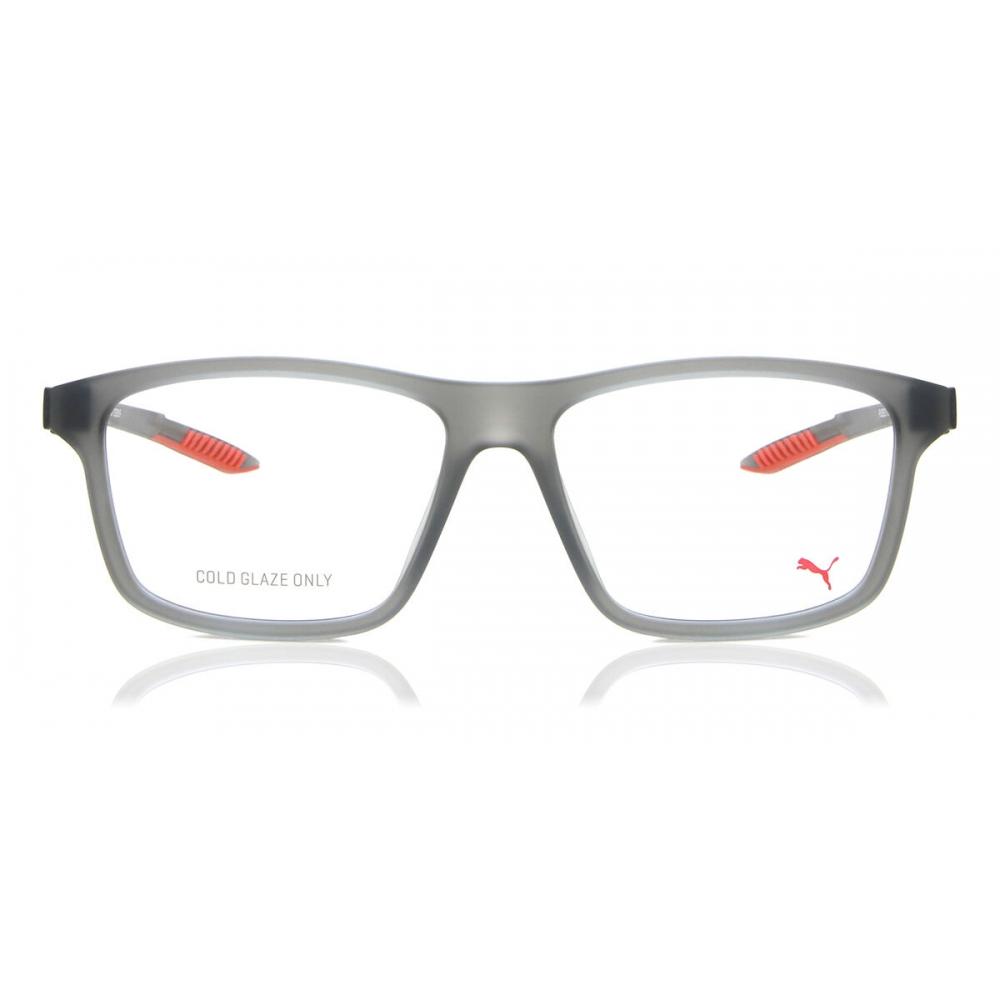 

Puma Pu0361o 004 Men Eyeglasses Transparent Grey/57