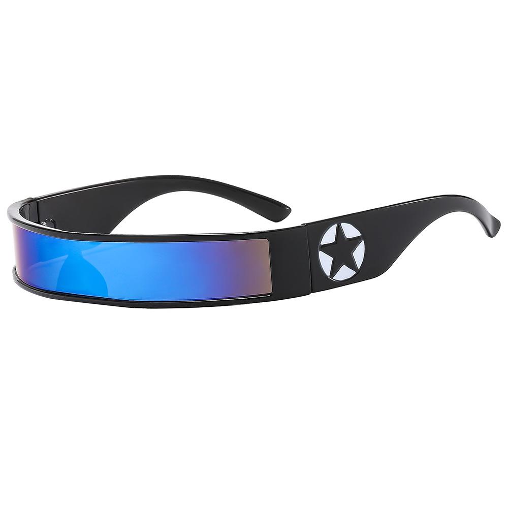 JYL TS Narrow Frame Sunglasses Futuristic Style For Street Shooting 68177