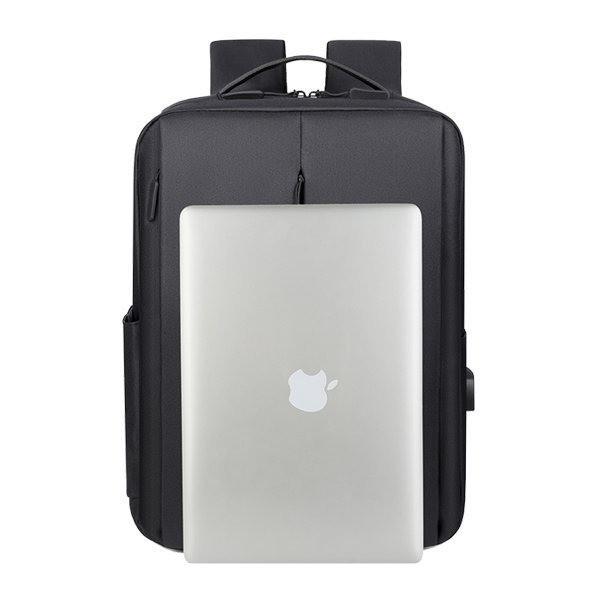 Men's Water-Resistant Casual Business Laptop Backpack with Large Capacity