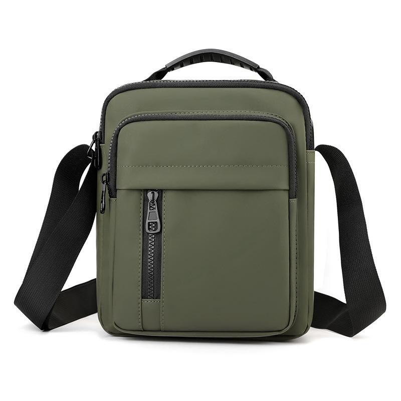 Business commuter breast bag New simple casual men's shoulder bag Outdoor sports breast bag Large capacity fashion messenger bag