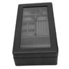 Watch Display Case Lockable Soft Lining Watch Jewelry Storage Box with Clear Lid for Bracelets