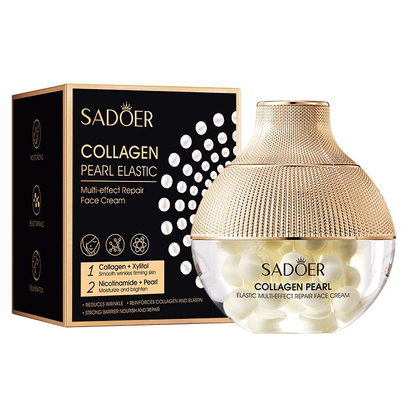 Collagen Pearl Multi-effect Repair Face Cream, Facial Moisturizing Cream for Daily Skin Care 70g Repair cream 70g
