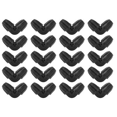 20 Stück 8/11 Winkel mit Verschluss Garten Schlauchverbinder Adapter Garten Tropfbewässerungsfittings