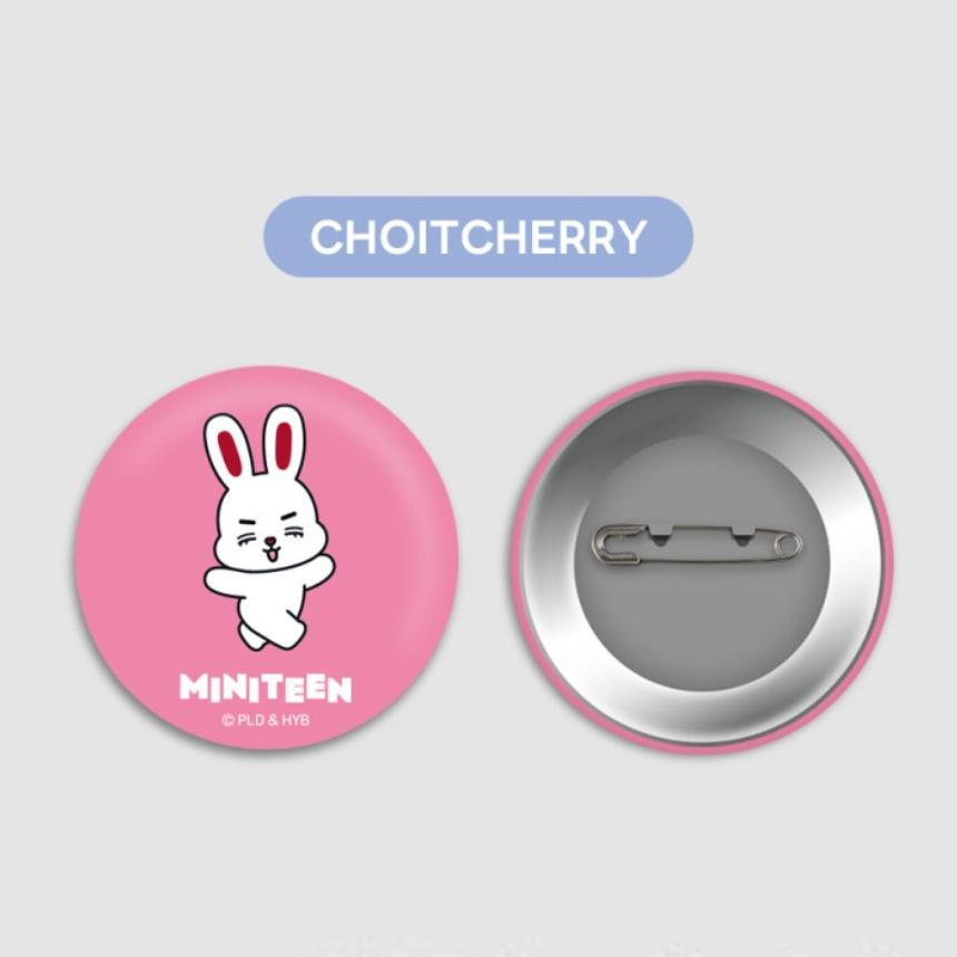 MINITEEN CAN BADGE, SEVENTEEN GOODS, KPOP, Official, Original, Authentic CHOITCHERRY
