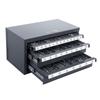 Drill Bit Dispenser Cabinet, Three-Drawer Drill Bit Organizer Cabinet for 1.59 Mm To 12.7 Mm
