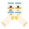 Cute Cartoon Little Mole's Bakery Socks Children's Style Mid-length Socks for Spring, Autumn, Winter, Thick Cotton Socks