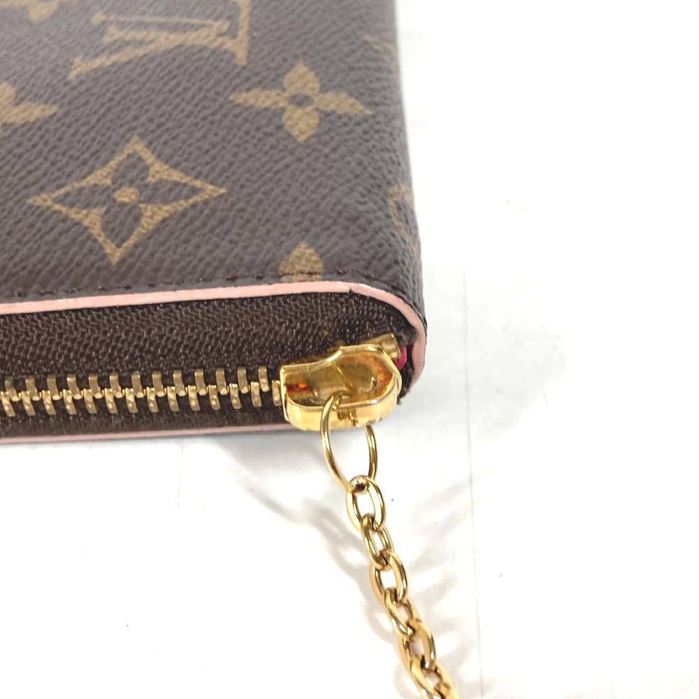 Louis Vuitton M64201 Monogram flower Portefeuille Clemence Zippy Wallet