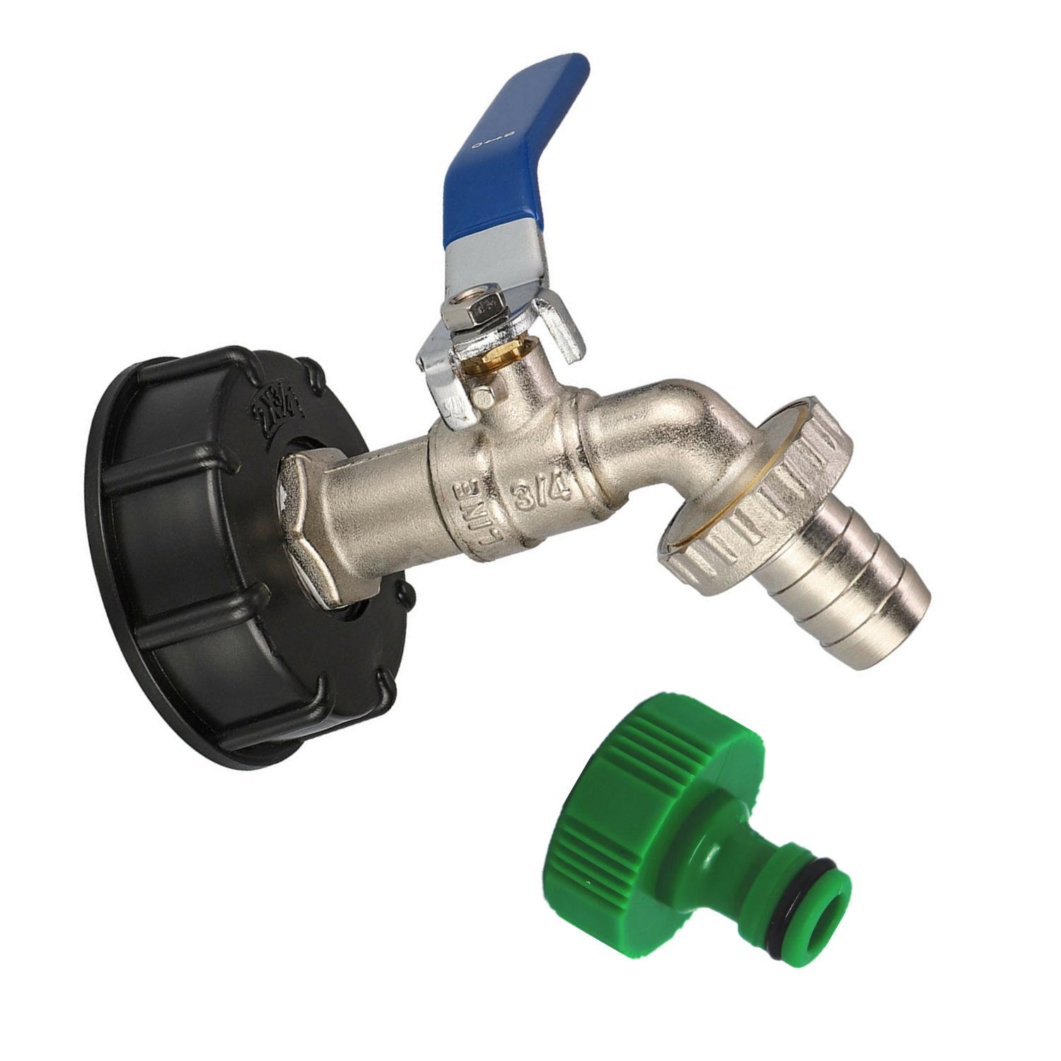 

Латунний адаптер для бочок IBC Ton Barrel Cross-Border та клапан 1/2 дюйма