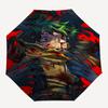 1pc My Hero Academia Izuku Midoriya Deku Outdoor Umbrella - Automatic Opening/Closing, Portable 3-Fold Design with 8-Rib Iron Frame - Perfect Gift for