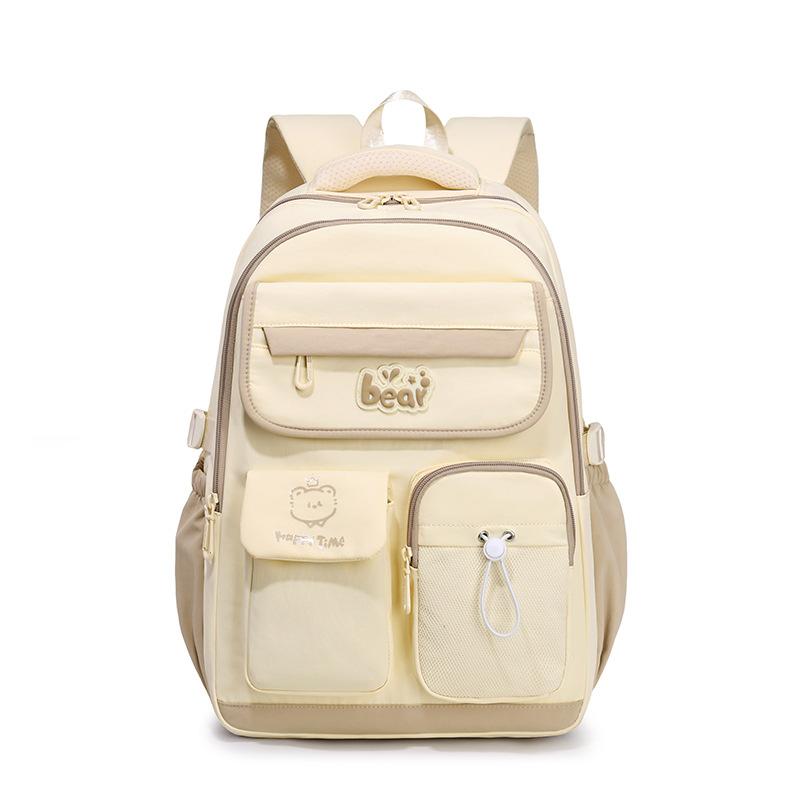 Schoolbag new school bag for women, large capacity for middle and high school students, high-value student lightweight backpack, college student