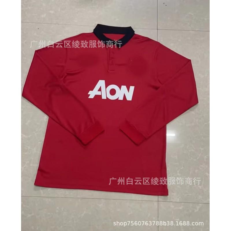 Manchester United Retro Domácí Dres 2007-08 Cristiano Ronaldo 7 Dlouhý Rukáv Stoleté Vydání Fotbalový Dres